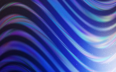 Açık Pembe, Gece gökyüzü yıldızları ile Mavi vektör deseni.