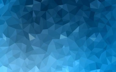 Hafif mavi vektör düşük Poli arka plan.