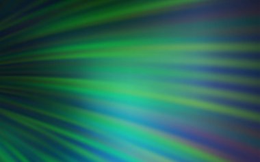 Bükülmüş çizgileri olan Açık Yeşil vektör arkaplanı.