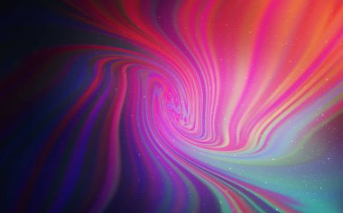 Koyu Mor, Kozmik yıldızlarla pembe vektör düzeni.