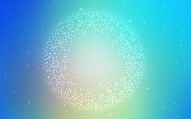 Açık Mavi, Gece gökyüzü yıldızları ile sarı vektör deseni.