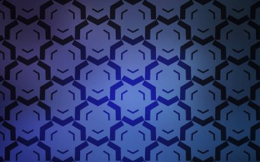 Eğri çizgileri olan hafif BLUE vektör arkaplanı.