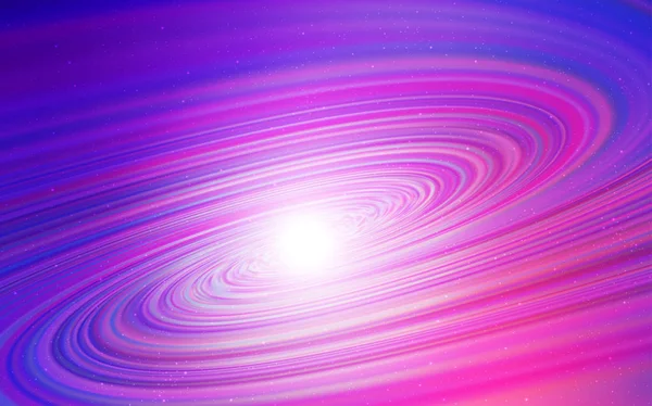 Світло фіолетовий, рожевий векторний фон з астрономічними зірками . — стоковий вектор