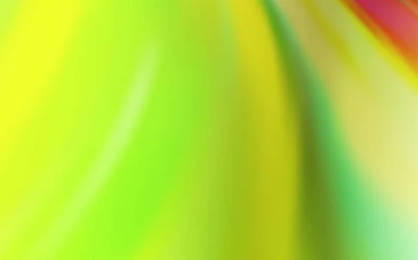 Verde claro, vector amarillo borrosa plantilla brillante . — Archivo Imágenes Vectoriales