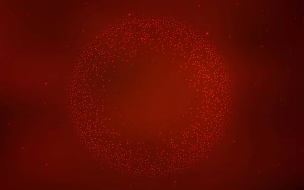 Texture vectorielle rouge foncé avec étoiles laiteuses . — Image vectorielle