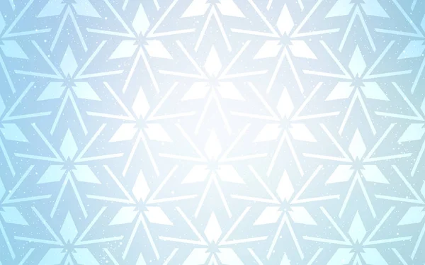 Fond vectoriel bleu clair avec lignes, triangles. — Image vectorielle