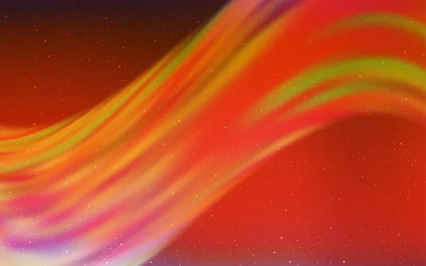 Lichte Multicolor vector textuur met melkweg sterren. — Stockvector
