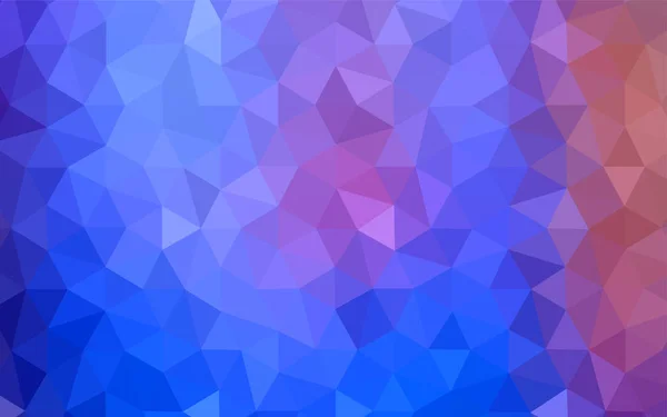 Fond polygonal abstrait vecteur bleu clair. — Image vectorielle
