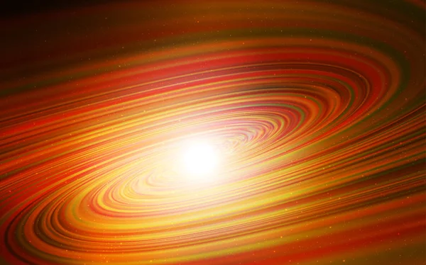 Σκούρο πορτοκαλί διανυσματικό πρότυπο με αστέρια του διαστήματος. — Διανυσματικό Αρχείο