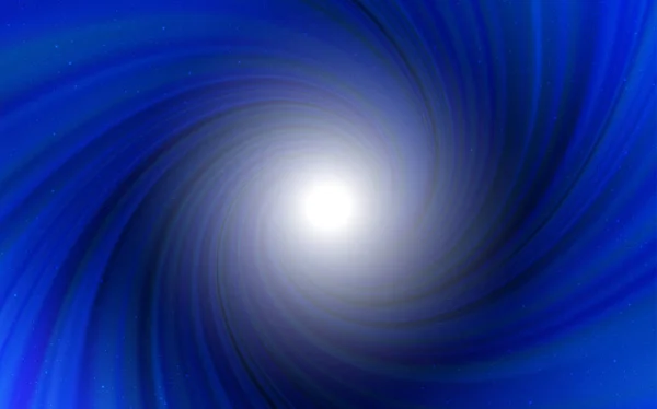 Donker blauwe vector achtergrond met astronomische sterren. — Stockvector