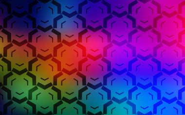 Eğri çizgileri olan koyu renk vektör şablonu.