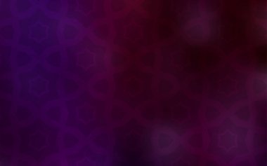 Renkli yıldızlı koyu mor vektör arkaplanı.