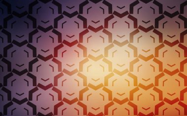 Açık Pembe, Kavisli çizgilerle sarı vektör düzeni.