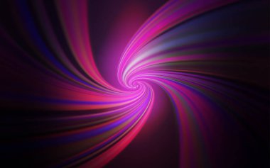 Bükülmüş çizgileri olan koyu pembe vektör şablonu.