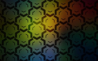 Eğri çizgileri olan koyu renk vektör şablonu.