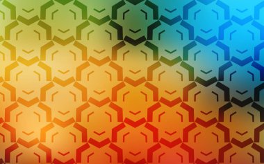 Açık Mavi, eğri çizgileri olan sarı vektör arkaplanı.