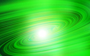 Astronomik yıldızlar ile açık yeşil vektör arka plan.