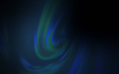 Koyu mavi vektör parlaklığı soyut arkaplanı bulanıklaştırdı.