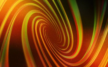 Kozmik Yıldızlar ile koyu turuncu vektör düzeni.