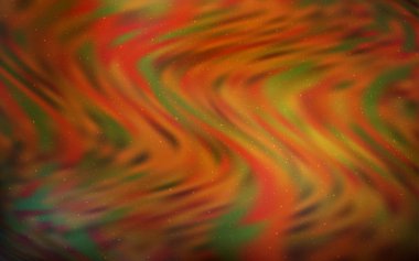 Samanyolu yıldızları ile Koyu Turuncu vektör dokusu.