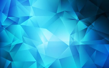 Koyu mavi vektör düşük Poli arka plan.