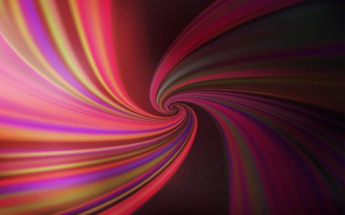 Koyu pembe, kıvrımlı çizgileri olan kırmızı vektör deseni.