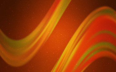 Astronomik yıldızlarla Hafif Turuncu vektör arka planı.