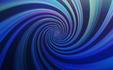 Koyu mavi vektör arka plan gökada yıldız ile.