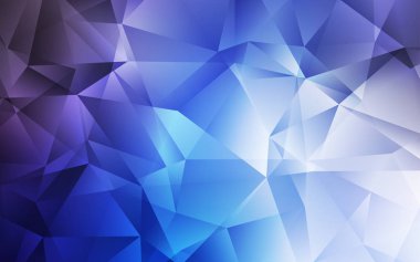 Açık Pembe, Mavi vektör soyut mozaik arkaplan.