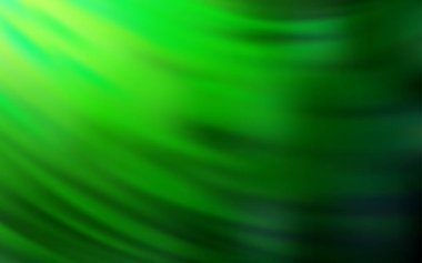 Bükülmüş çizgilerle Açık Yeşil vektör düzeni.