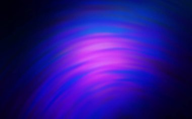 Eğri çizgileri olan koyu mavi vektör şablonu.