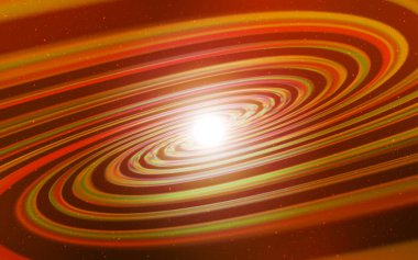 Kozmik yıldızlarla Açık Turuncu vektör düzeni.