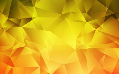 Açık Kırmızı, Sarı vektör gradyan üçgenler doku.