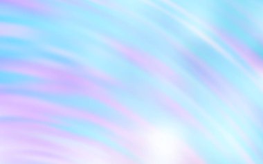 Eğri çizgileri olan hafif Mavili vektör deseni.