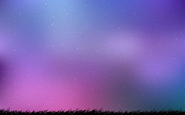 Koyu pembe, mavi vektör doku Samanyolu ile yıldız.