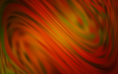 Koyu Turuncu vektör parlak şablonu bulanıklaştırdı.