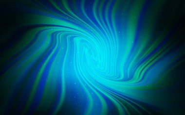 Koyu mavi vektör düzen kozmik yıldız ile.