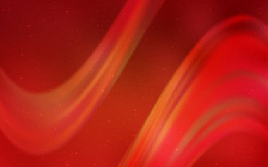 Galaksi yıldızları ile açık turuncu vektör arka plan.