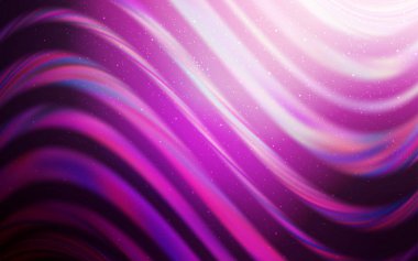 Astronomik yıldızlarla açık pembe vektör arka planı.