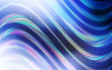 Gece gökyüzü desenle ışık mavi vektör yıldız.