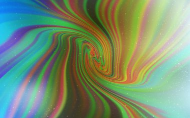 Açık Mavi, Astronomik yıldızlarla sarı vektör arka plan.