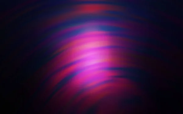 Темно-розовая, синяя векторная текстура с изогнутыми линиями . — стоковый вектор