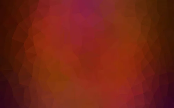 Dunkelroter Vektor abstrakter polygonaler Hintergrund. — Stockvektor