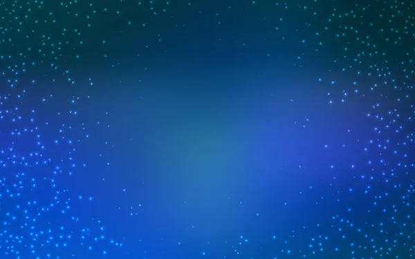 Hellblaue Vektortextur mit Milchstraßensternen. — Stockvektor