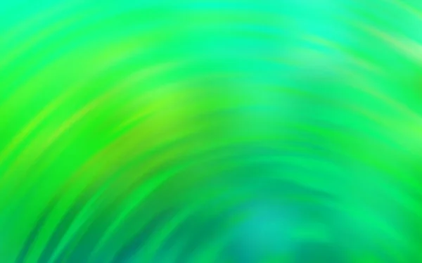 Textura vectorial verde claro con líneas curvas . — Archivo Imágenes Vectoriales