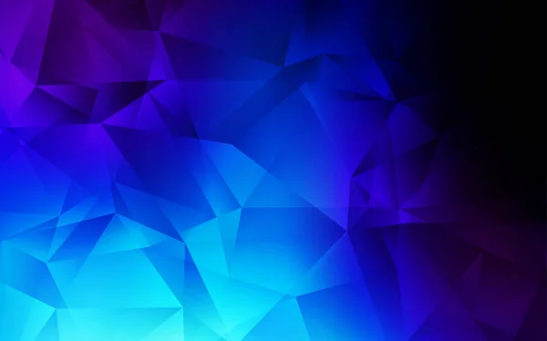 Dark BLUE vettore astratto sfondo poligonale . — Vettoriale Stock