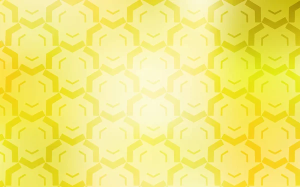 Luz amarillo vector telón de fondo con líneas iris . — Vector de stock