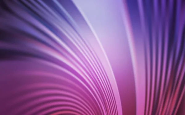 浅紫色，粉红矢量背景，弯曲线. — 图库矢量图片