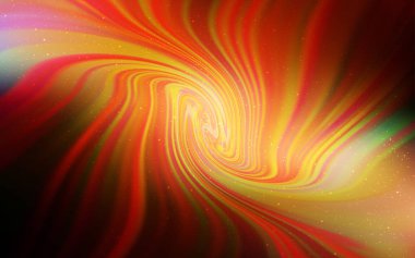 Gece gökyüzü desenle koyu kırmızı vektör yıldız.