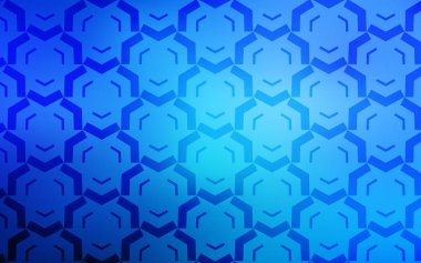 Bükülmüş çizgilerle hafif Mavili vektör arkaplanı.